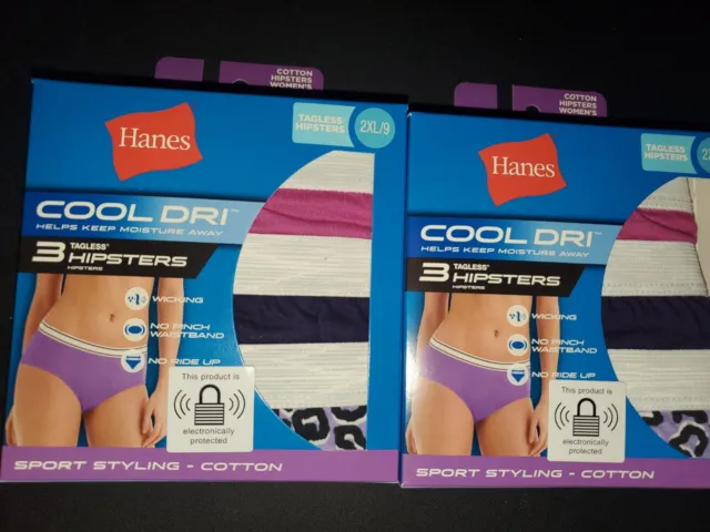 LOT OF 7 pairs Womens underwear size 6 Hanes Her Way panties underpants  cotton $6.00 - PicClick