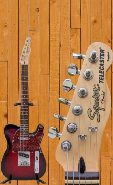 Chitarra Elettrica Fender Squier Telecaster Standard Sumburst red