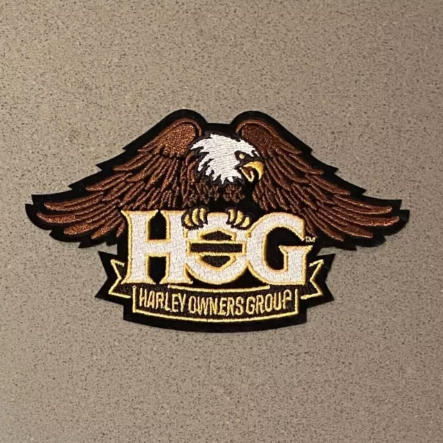 NEW Harley-Davidson Eagle Gold HOG Patch Harley Owners Group