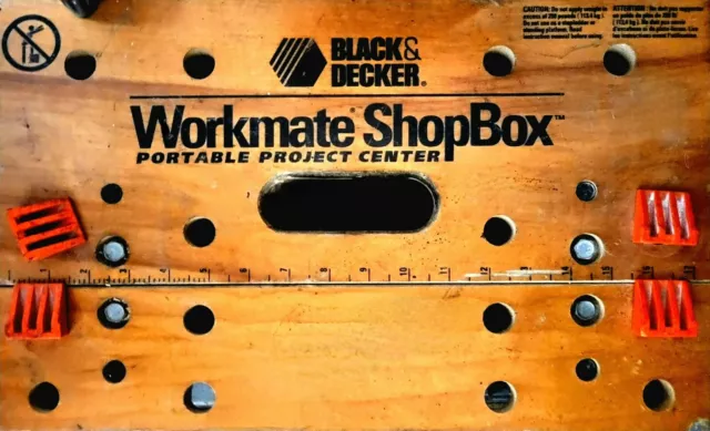 Rare Black & Decker Workmate Series 24” x 9” x 10” Tool Box