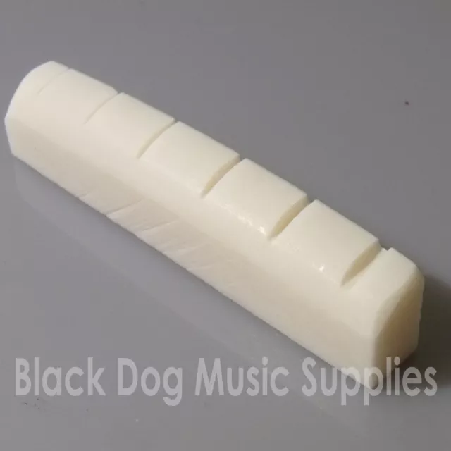 Quality 43mm x 6mm x 9mm six string BONE Guitar Top Nut