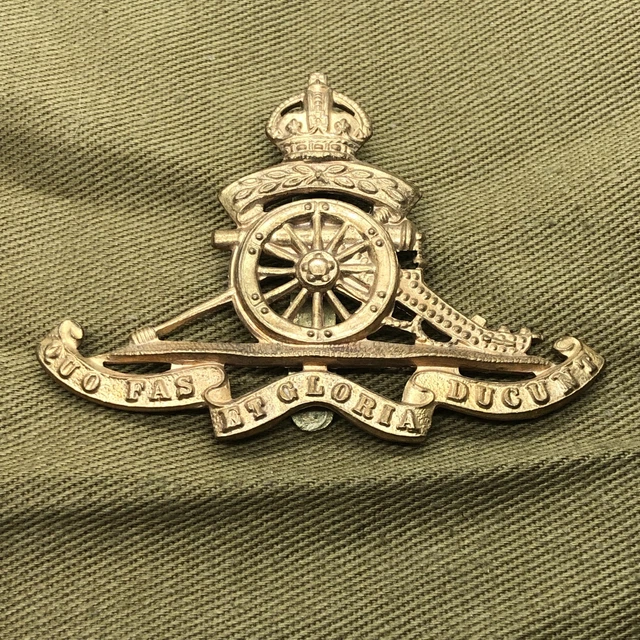WW1 BRITISH ARMY Territorials Royal Artillery Cap Badge £9.99 - PicClick UK