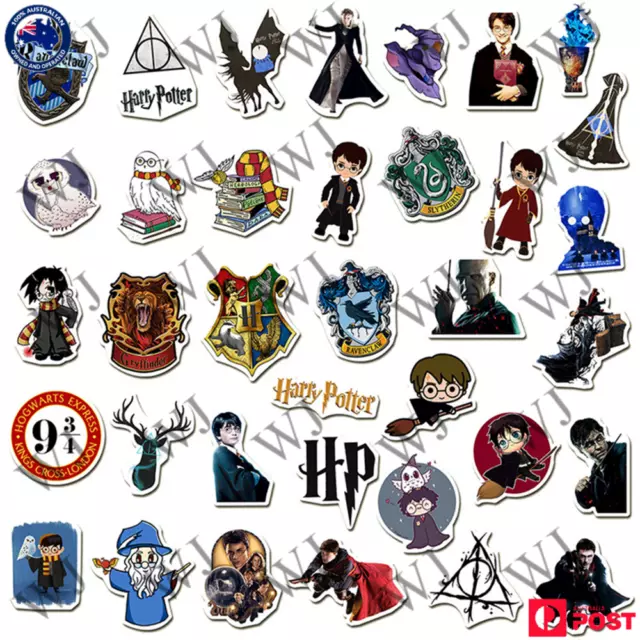 50pcs Harry Potter P1 Wiards Hogwarts Decal Stickers Laptop Waterproof Phone 2