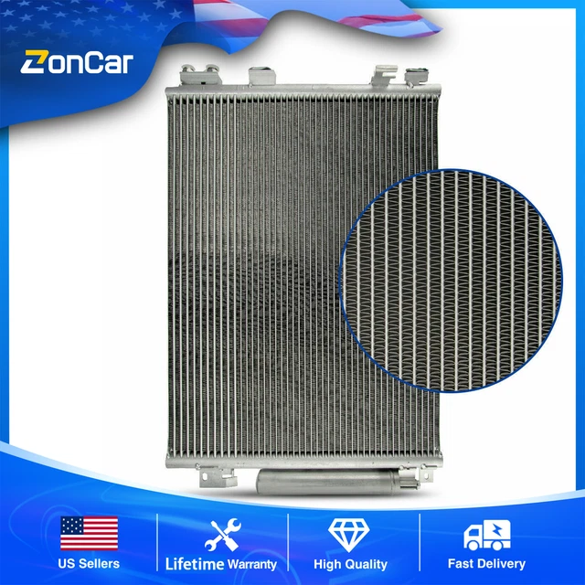 AC Condenser For 2011-2017 Dodge Charger 3.6L 5.7L With Drier And Oil Cooler