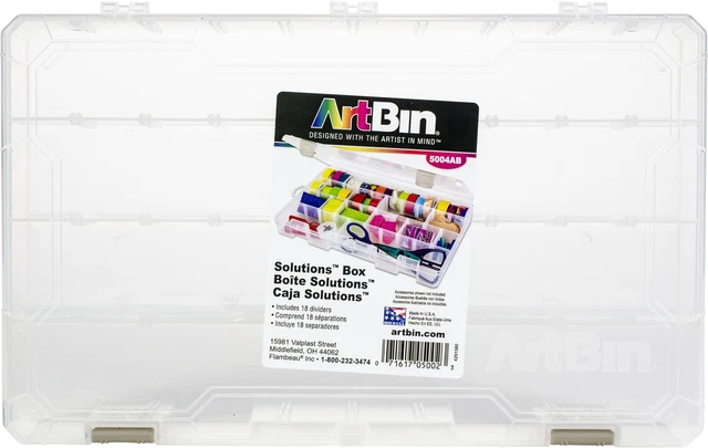 ArtBin Solutions Box 4-48 Scomparti - 14.125""X9""X2"" Traslucido 5004AB
