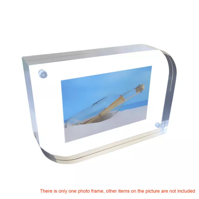 Transparent Rounded Corner Acrylic Photo Frame Pendulum Modern Creativity Gift