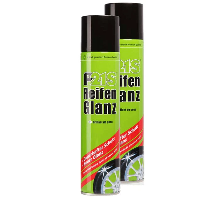 2 x P21S Reifenglanz Gummipflege  Reifenschwarz