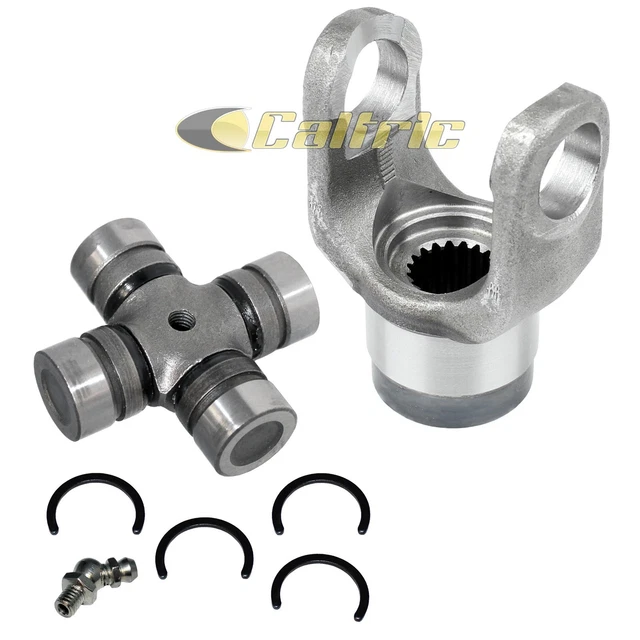 Front Drive Shaft Yokes W/U-Joints For Yamaha Kodiak 400 4X4 YFM400FW 1993 1999