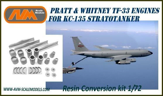 Engine Model Tf33 KC-135 PRATT & Whitney TF-33 engine resin conversion kit 1/72 £36.59 ...
