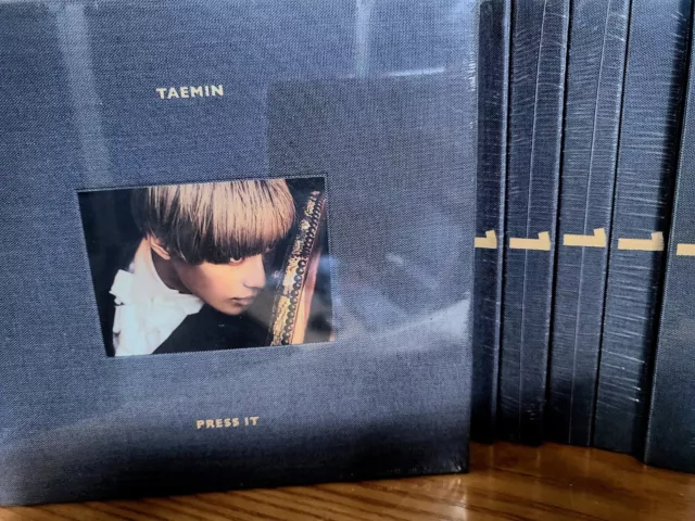 SHINee TAEMIN PRESS IT Solo 1st Album Korean Ver. SEALED CD+PHOTOCARD+BOOKLET