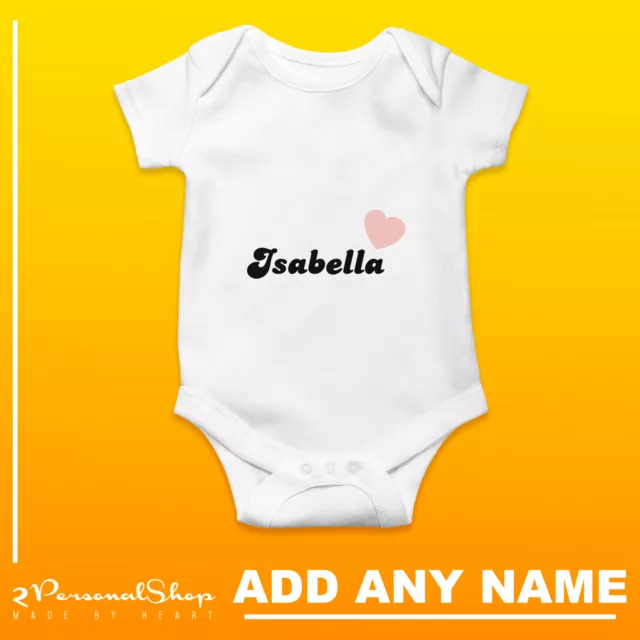 Personalizzato Bambino Pagliacetto Canotta Body Ragazza O Regalo Perfetto