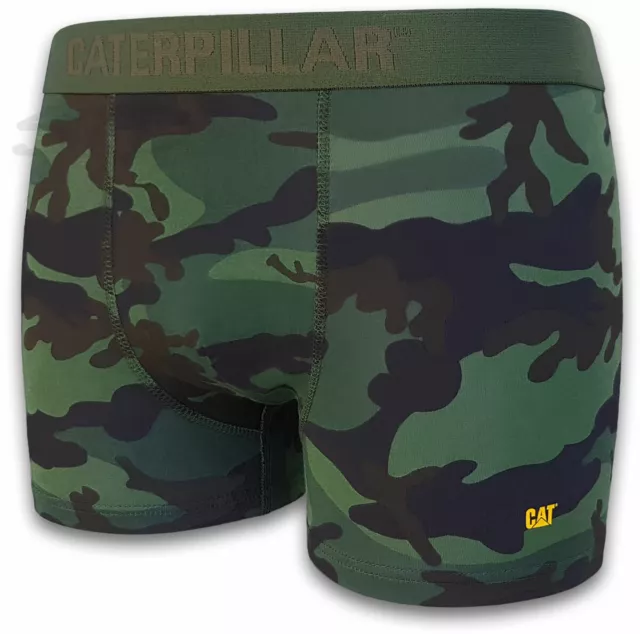 CAT® CATERPILLAR boxer uomo M L XL XXL 3XL pantaloni corti mimetici retrò 3