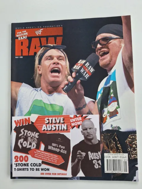 1998 May WWF Raw Magazine New Age Outlaws Poster Wrestling Hasbro