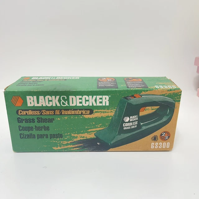 BLACK & DECKER GS300 3.6V Cordless Garden Shear Made In USA Brand New