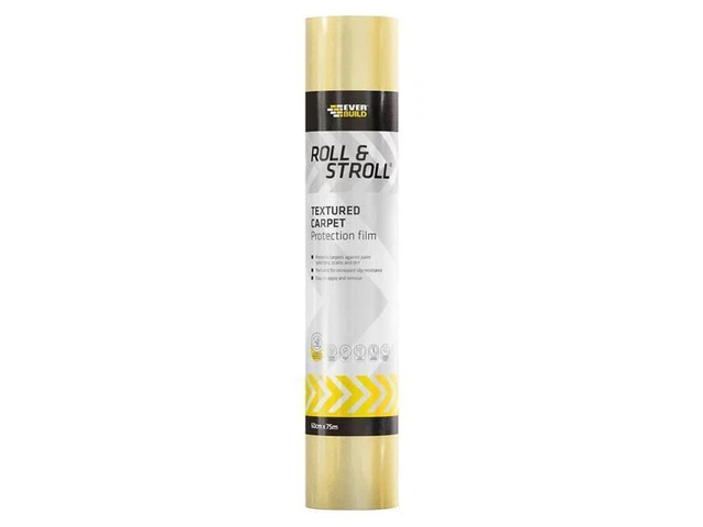 Everbuild - Roll & Stroll Textured Non-Slip Carpet Protector 600mm x 75m