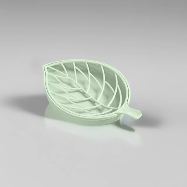 Nuovo supporto sapone Leaf Shape di alta qualità con scatola antiscivolo