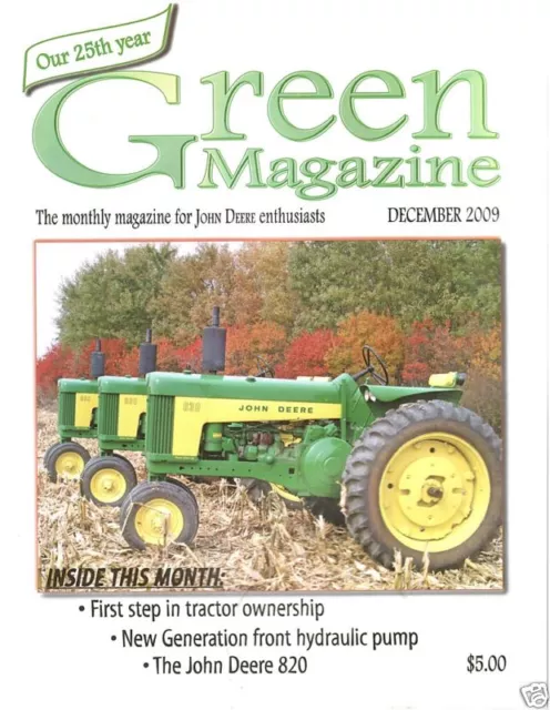 John Deere Model 820 tractors - Hand Clutch Information Green magazine