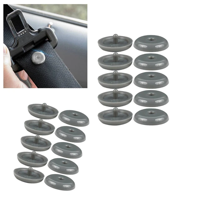 Fibbie cintura di sicurezza auto 10pz/set accessori comode clip da riposo supporto