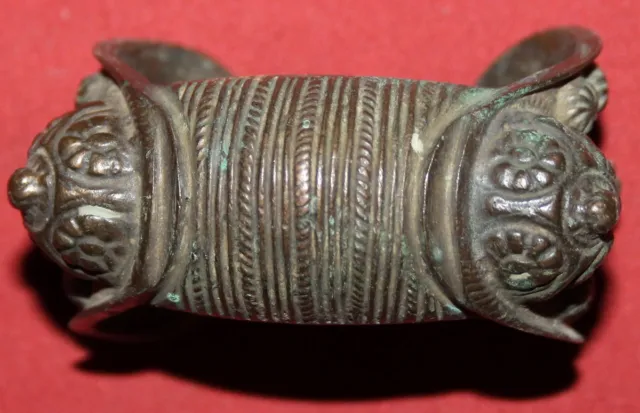 Antique Greek Orthodox Folk Bronze Fertility Bracelet