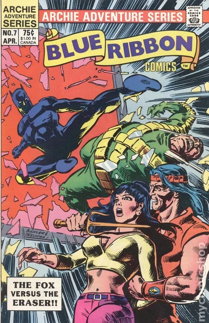 Blue Ribbon Comics #7 FN 1984 Stock Image