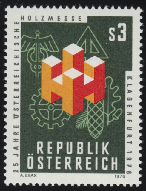 1517 25 Jahre Österreichische Holzmesse Klagenfurt, Emblem, 3 S, postfrisch **
