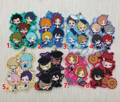 Ritsu Sakuma Rei Sakuma izumi Rubber Keychain Keyring Cosplay Be Ensemble Stars 