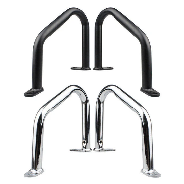 2×Motorcycle Engine Guard Highway Crash Bars Steel Frame Falling Protector Parts