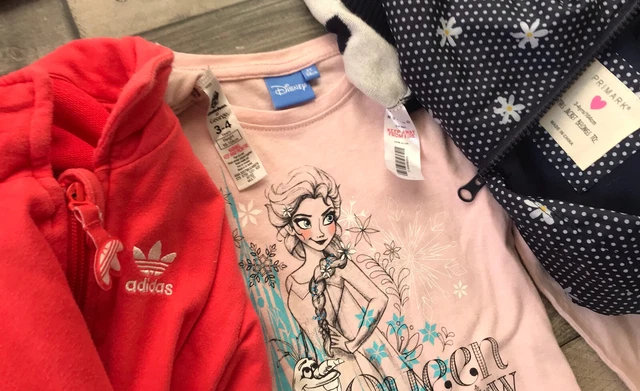girls clothes bundle 3-4 years Clarks,Adidas,Disney,George, Nutmeg,Primark 7