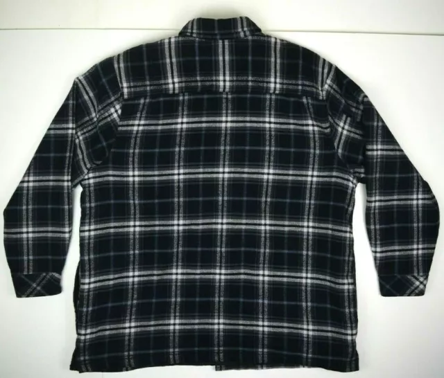 Plaid Shirt Jacket XL/2XL VTG 90s High Sierra Dark Shadow Plaid Flannel XL/2XL