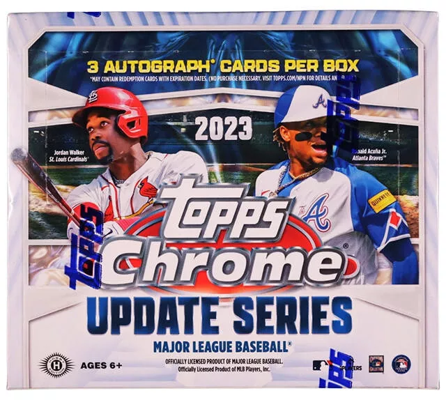 2023 Topps Chrome Update Series Baseball Jumbo Box