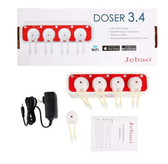 JEBAO WiFi Dosierpumpe FernbedienungProgrammierbare Automatische Marine Y6S D2V1