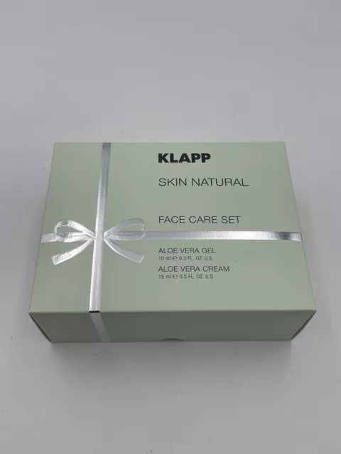 KLAPP - Skin Natural Face Care Set  NEU + OVP Aloe Vera Gel / Cream 