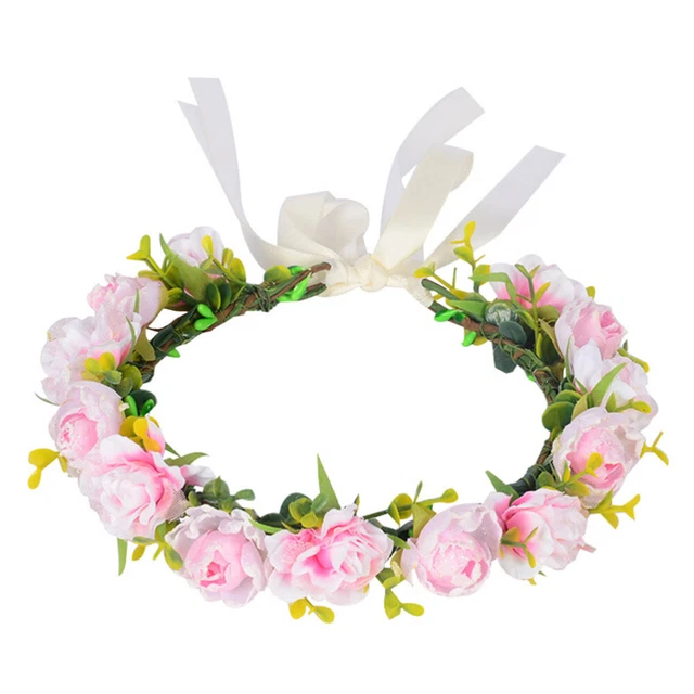 Diadème Couronne Fleur Strass Pour Fille - Mariage, Anniversaire, Bal, Décoration Cheveux élégante - 6