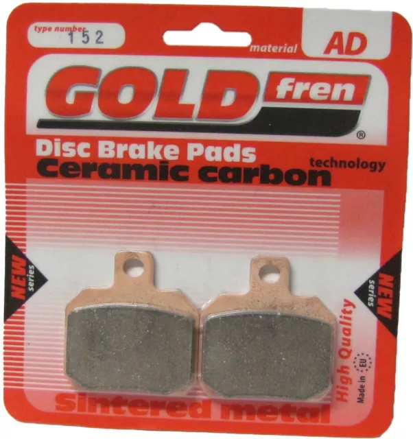 Goldfren Brake Pads Rear For Piaggio X9 500 cc Evolution (inc ABS) 2003-2006