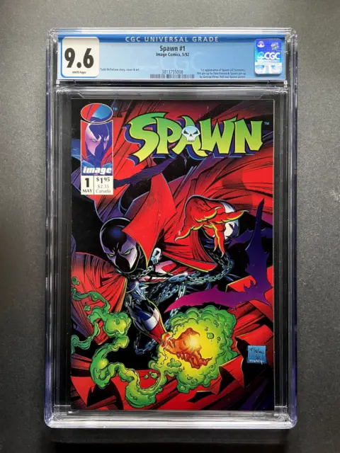 Spawn #1 - CGC 9.6 - Image Comics 1992 - First App Spawn