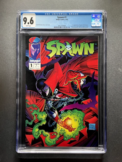 Spawn #1 - CGC 9.6 - Image Comics 1992 - First App Spawn