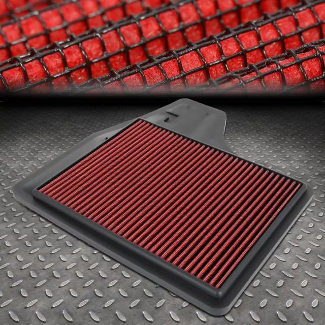 For 13-18 Nissan Altima 2.5 Washable&Durable Drop-In Air Filter Intake Panel Red