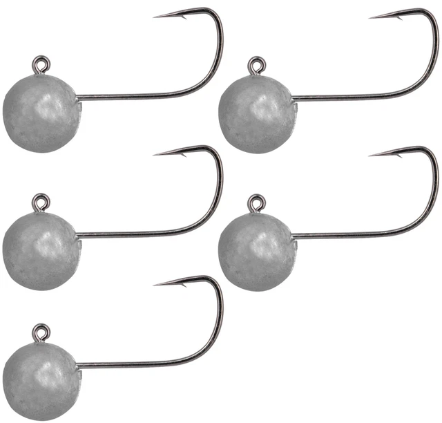 Spro Freestyle Bleiköpfe für Gummijigs Natural Micro Jigs 29, Jighaken, Jighead