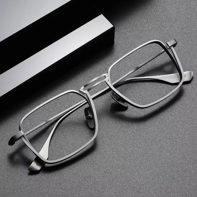 Bespoke 51mm Titanium Bifocal Reading Glasses Readers Rectangle Eyeglasses B