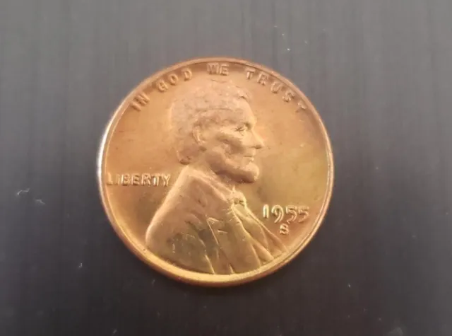 1955 S Lincoln Wheat Penny Choice BU Mint Luster Red Uncirculated
