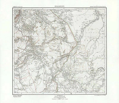 Kamerun - Ngaumdere Ngaundere Adamaua Kolonie Tschad Tchad Kolonialatlas 36