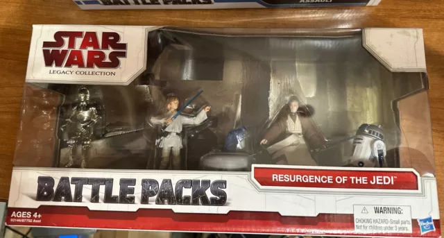 Star Wars Legacy Collection Battle Packs Resurgence Of The Jedi Sealed 2009