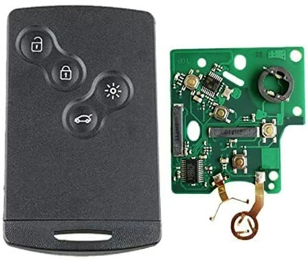 HIBEYO Custodia per Chiave Auto in ABS Adatta per Renault Megane Scenic