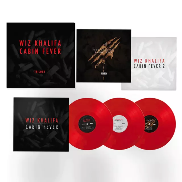 Wiz Khalifa Cabin Fever Trilogy (Vinyl) 12" Album Box Set