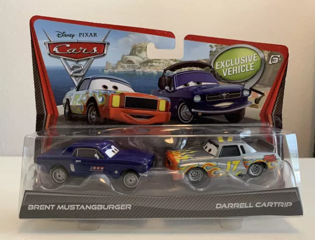 (( Disney Pixar Cars “Movie Moments” 2 Pack Die Cast Cars Htf Bnip ))