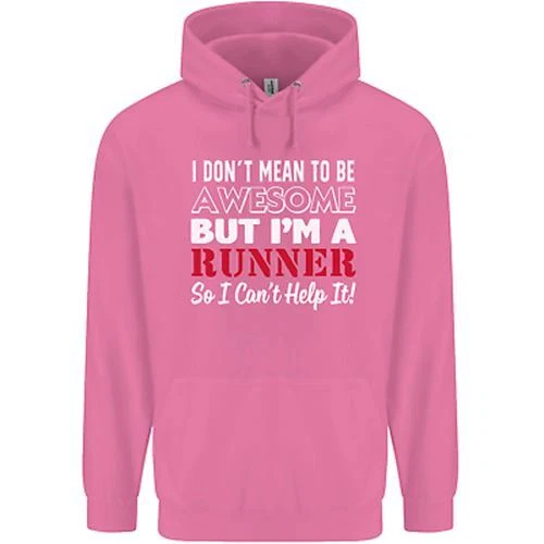 Felpa con cappuccio bambini I Dont Mean to Be but Im Runner Running 4