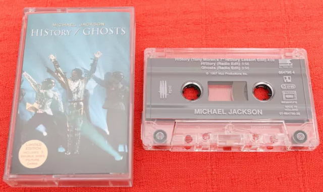 Michael Jackson - Uk Cassette Tape Single - History/Ghosts - Limited Edition