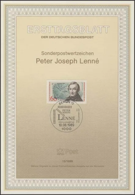 ETB 13/1989 Peter Joseph Lenné, Gartenarchitekt