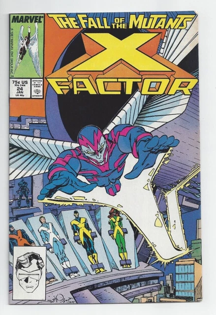 X-Factor #24 * 1st full app Archangel * est FN condition * 1986 1988