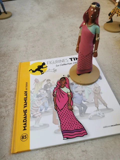 FIGURINE TINTIN COLLECTION officielle n° 85 Madame Yamilah - Emballage